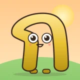 ก ไก่ มีชีวิต app icon — the letter ก with a face